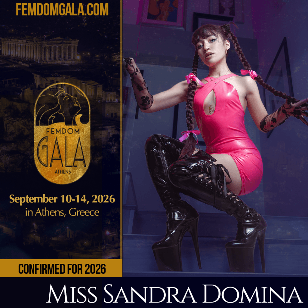 Miss Sandra, performer at FemDom Gala 2026